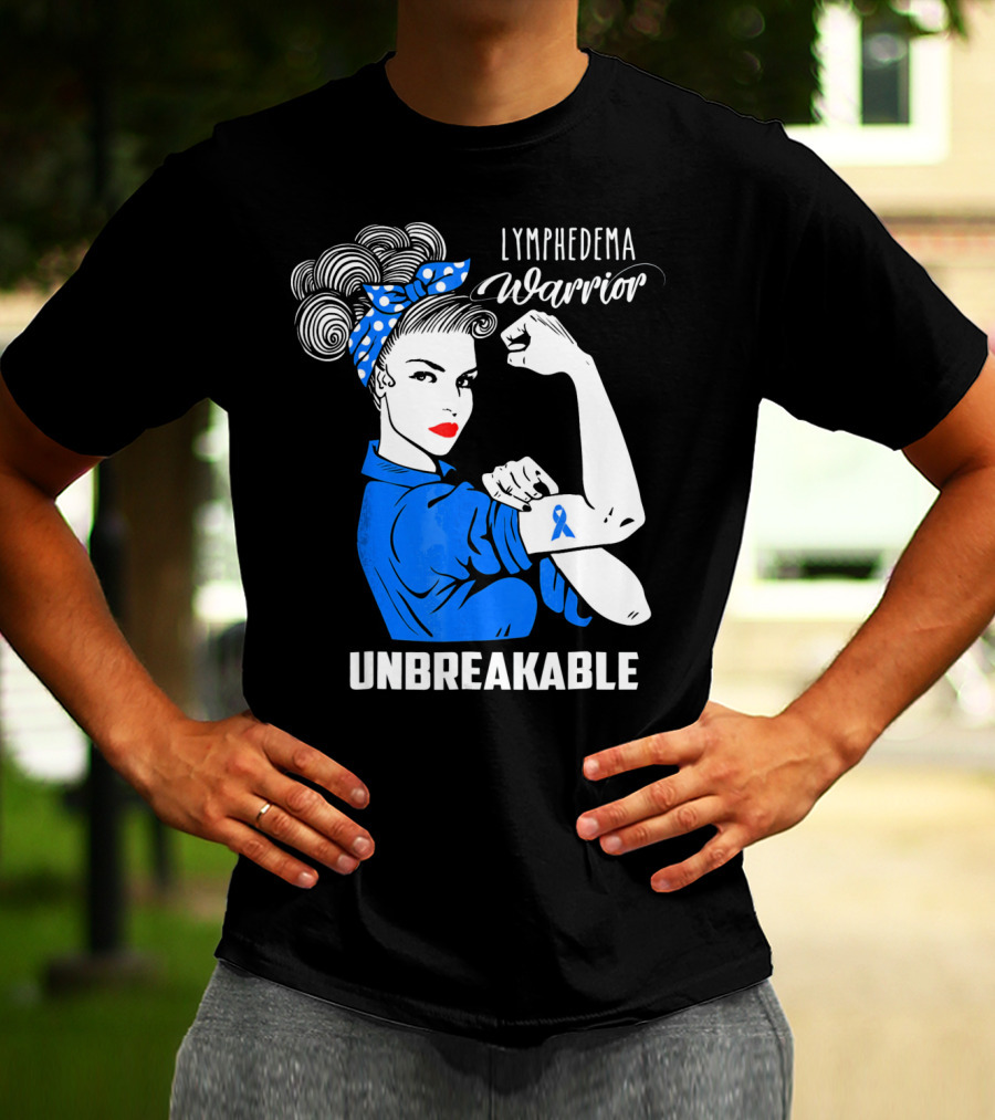Lymphedema Awareness Warrior Unbreakable T-Shirt