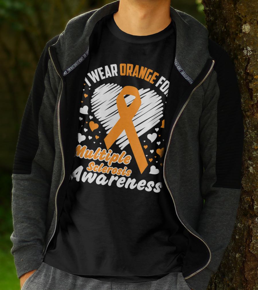 I Wear Orange For Multiple Sclerosis Awareness T-Shirt