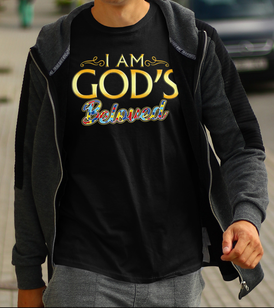 I Am God's Beloved Autism Awareness Christian T-Shirt