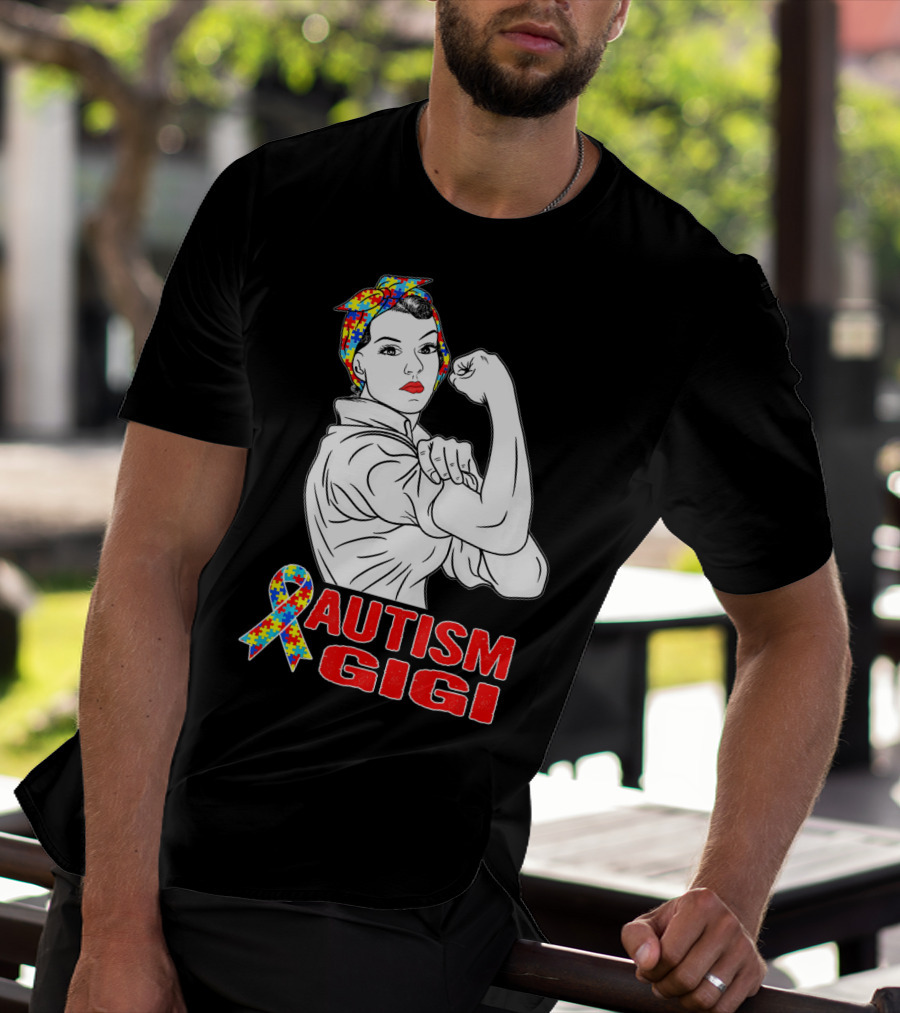 Autism Gigi Unbreakable With Puzzle T-Shirt