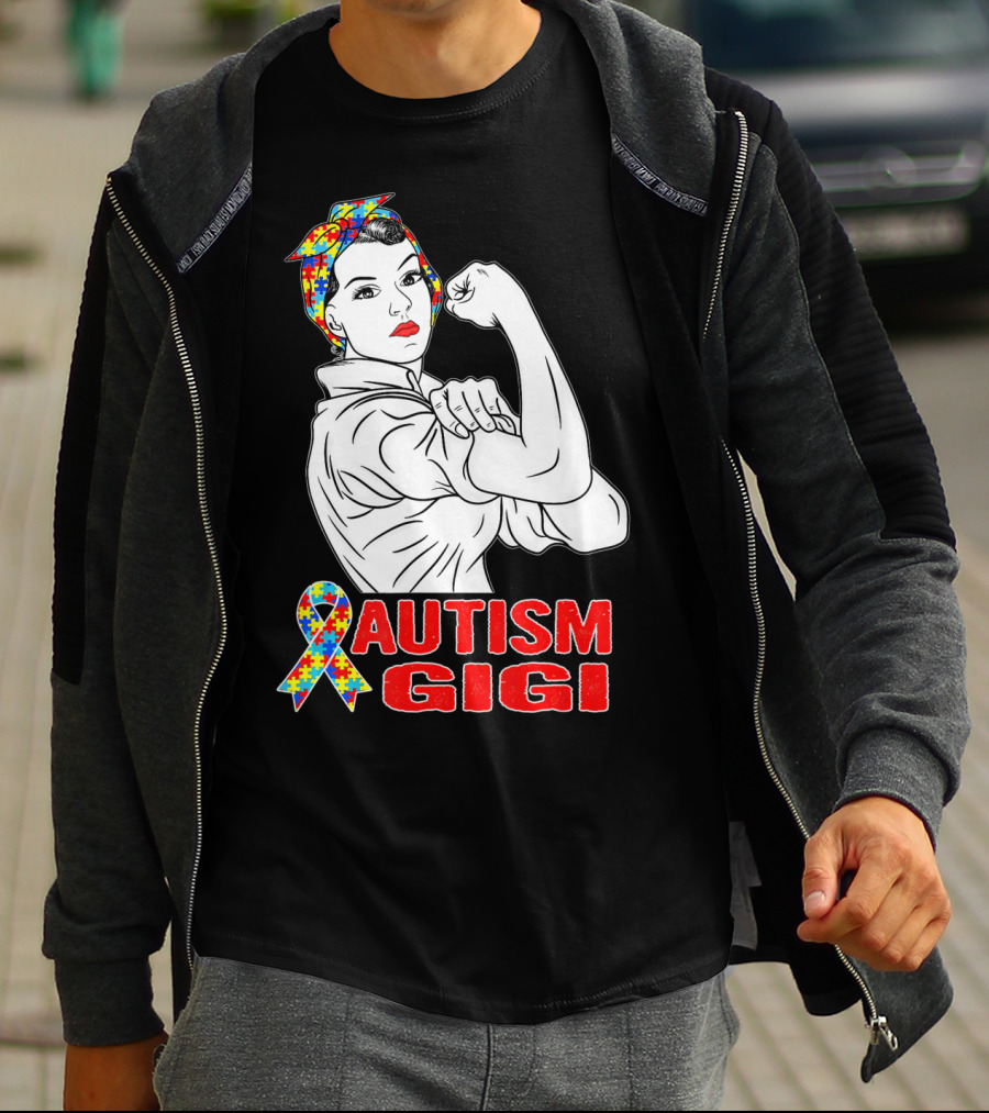 Autism Gigi Unbreakable With Puzzle T-Shirt