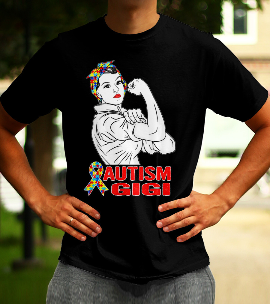 Autism Gigi Unbreakable With Puzzle T-Shirt