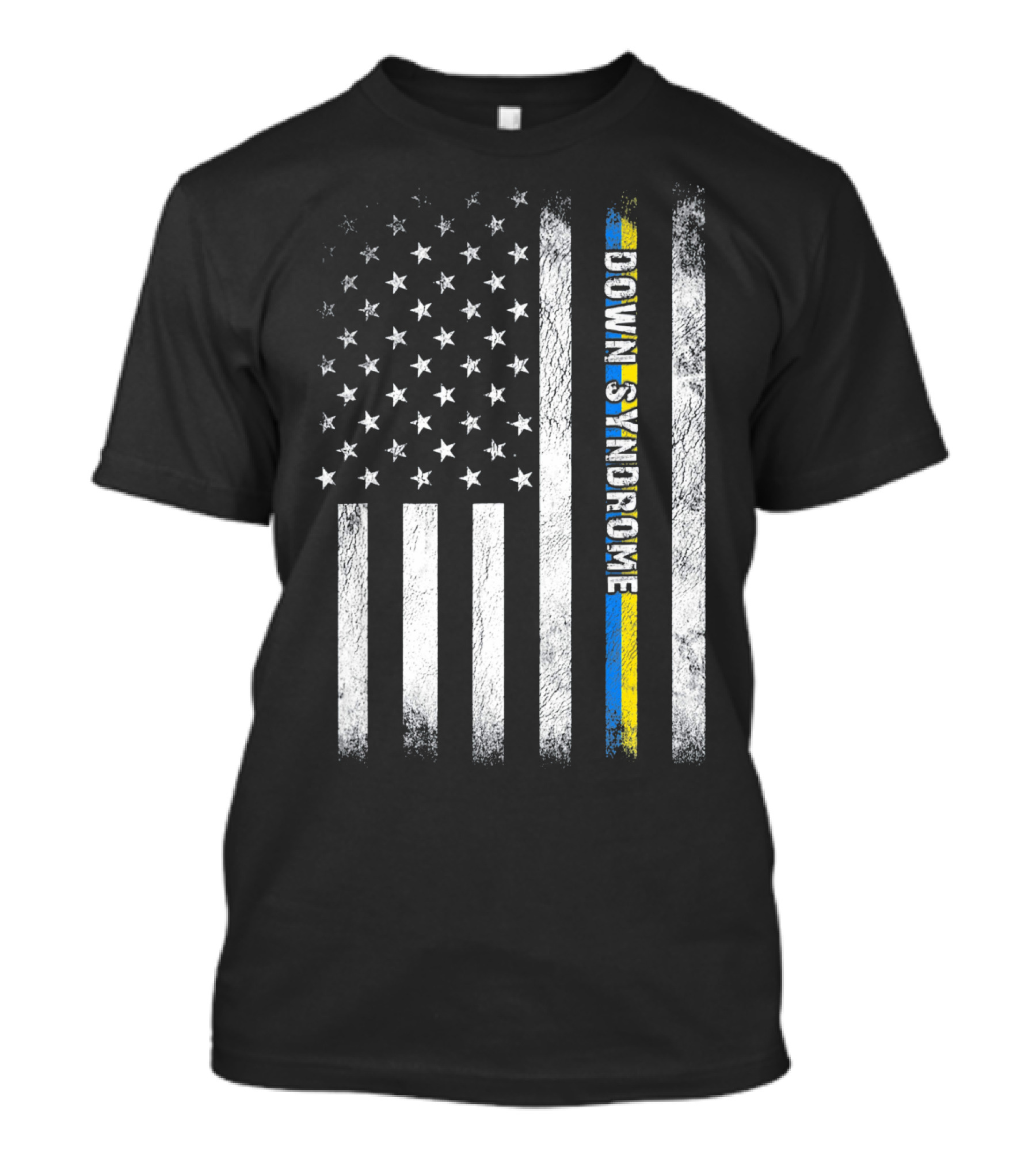 American Flag Down Syndrome Awareness T-Shirt