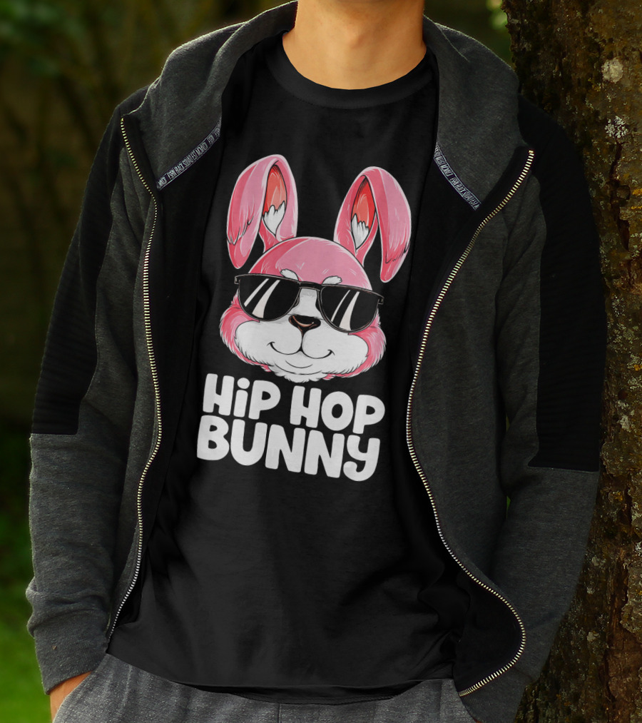 Easter Hip Hop Bunny In Sunglasses T-Shirt