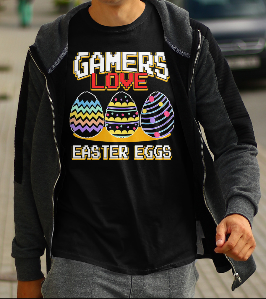 Gamers Love Easter Eggs Girls T-Shirt
