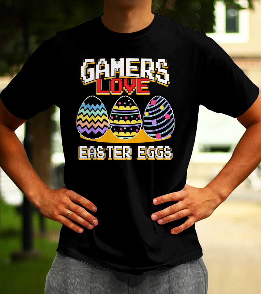 Gamers Love Easter Eggs Girls T-Shirt
