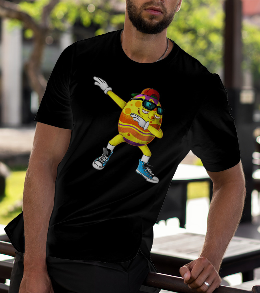 Dabbing Easter Egg Cool Eggspert Dabber T-Shirt