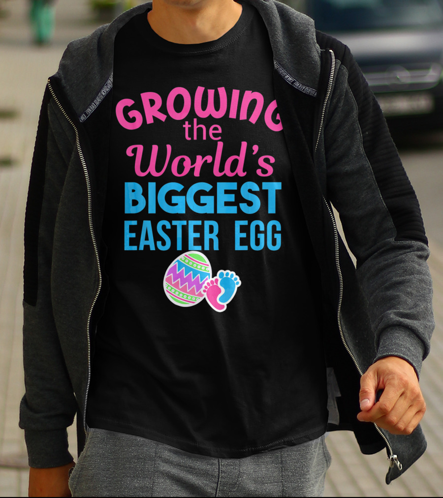 Growing The World's Biggest Easter Egg Pregnancy Announcement T-Shirt