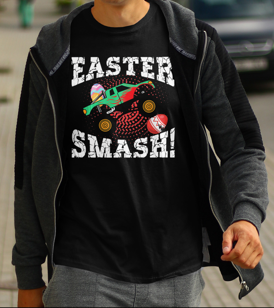 Easter Monster Truck Easter Smash Easter Smash T-Shirt
