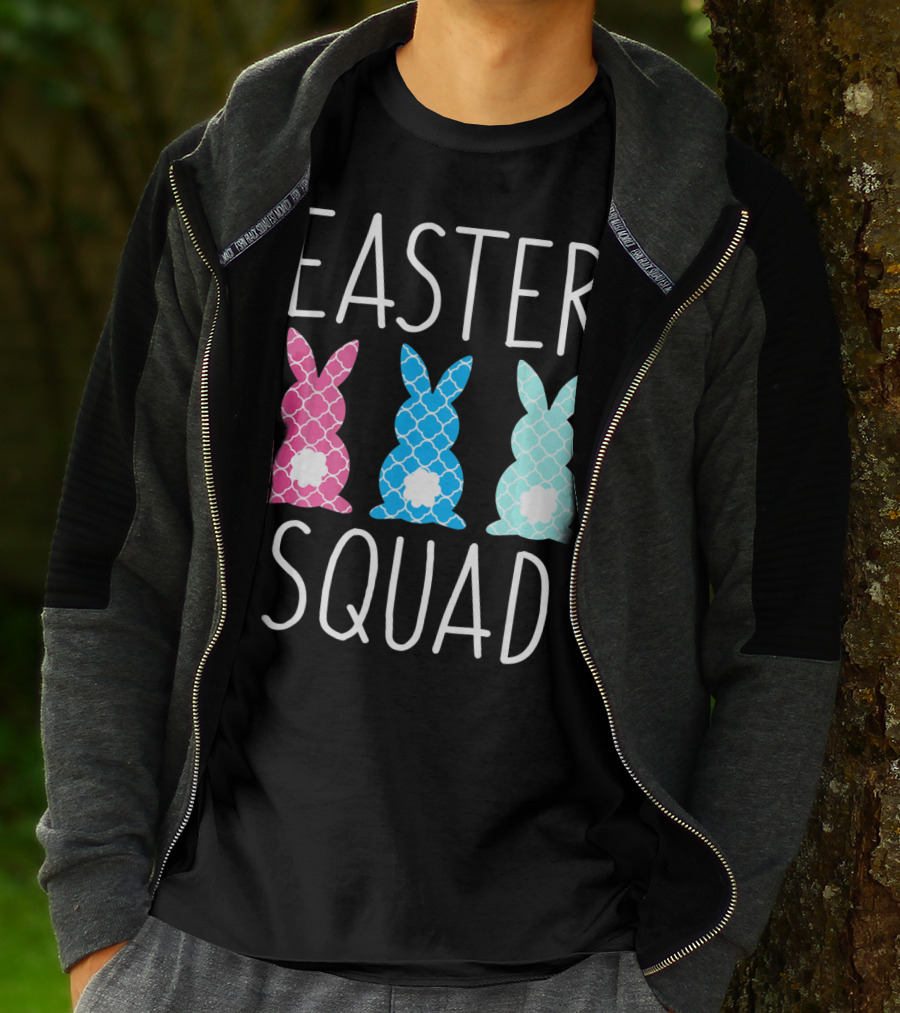 Easter Squad Family Matching Bunny T-Shirt