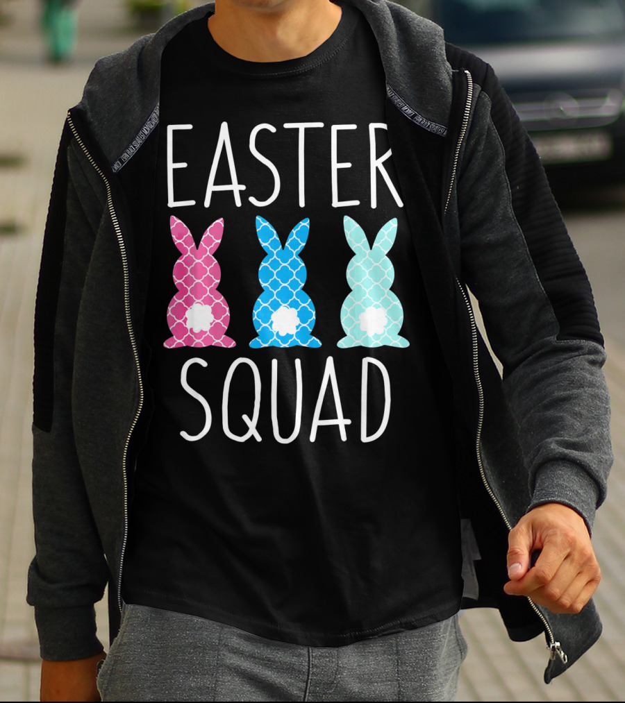 Easter Squad Family Matching Bunny T-Shirt