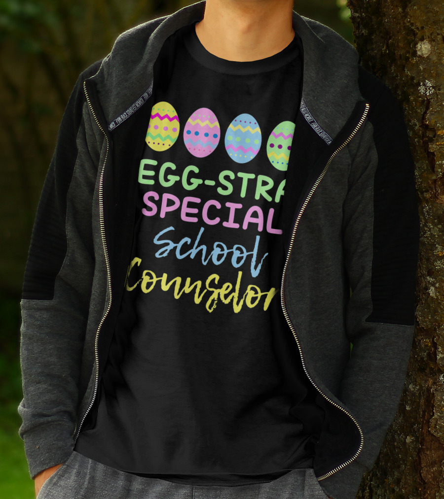 Eggstra Special School Counselor Easter Eggs T-Shirt