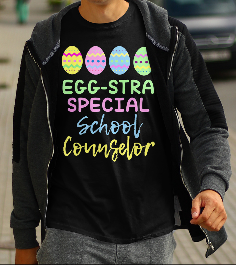 Eggstra Special School Counselor Easter Eggs T-Shirt