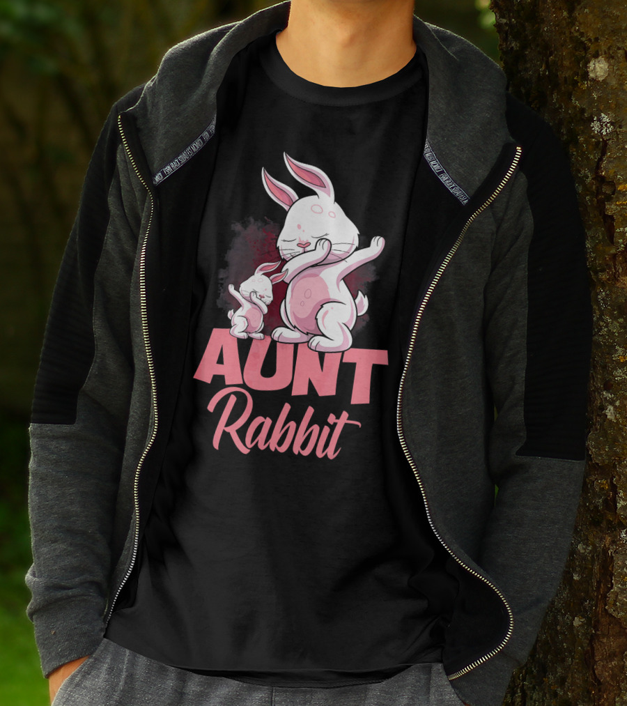Aunt Rabbit Matching Family Bunny Fun T-Shirt