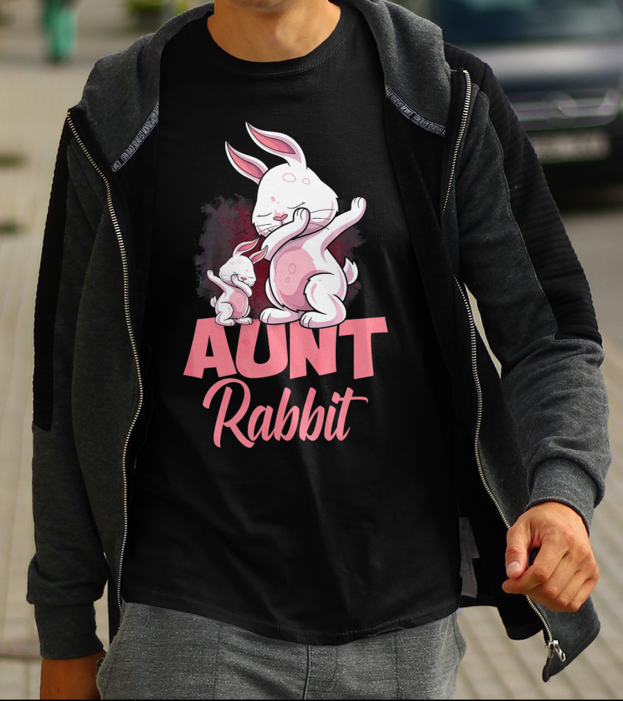 Aunt Rabbit Matching Family Bunny Fun T-Shirt