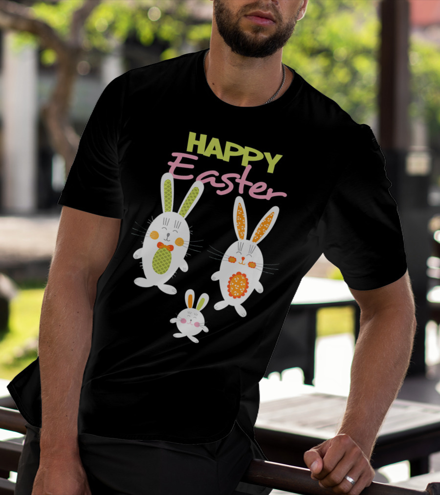 HAPPY EASTER Bunny Egg Hunt Trio T-Shirt