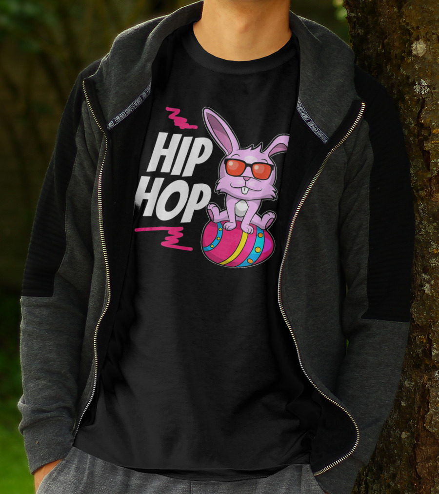 Hip Hop Bunny Easter Day T-Shirt