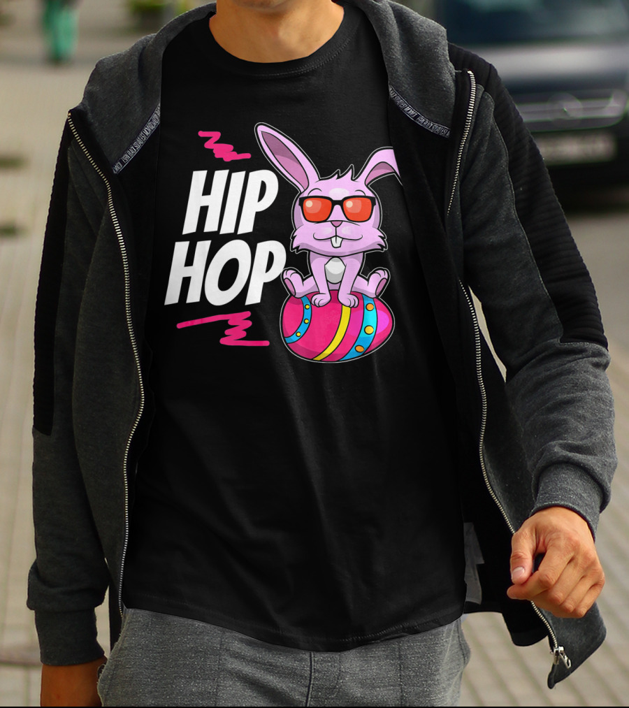 Hip Hop Bunny Easter Day T-Shirt