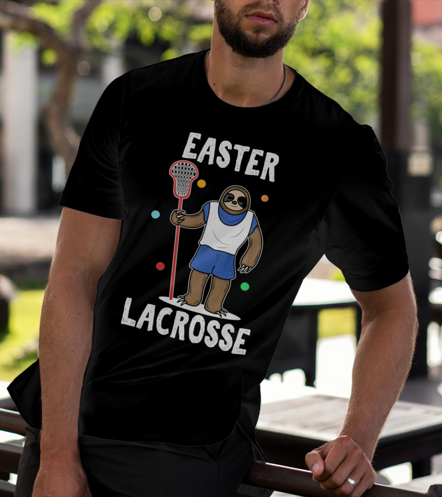 Easter Lacrosse Funny Easter Idea Happy Easte T-Shirt