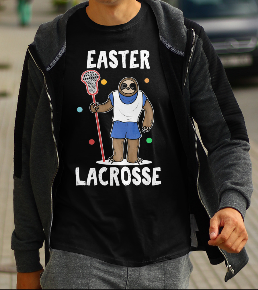 Easter Lacrosse Funny Easter Idea Happy Easte T-Shirt