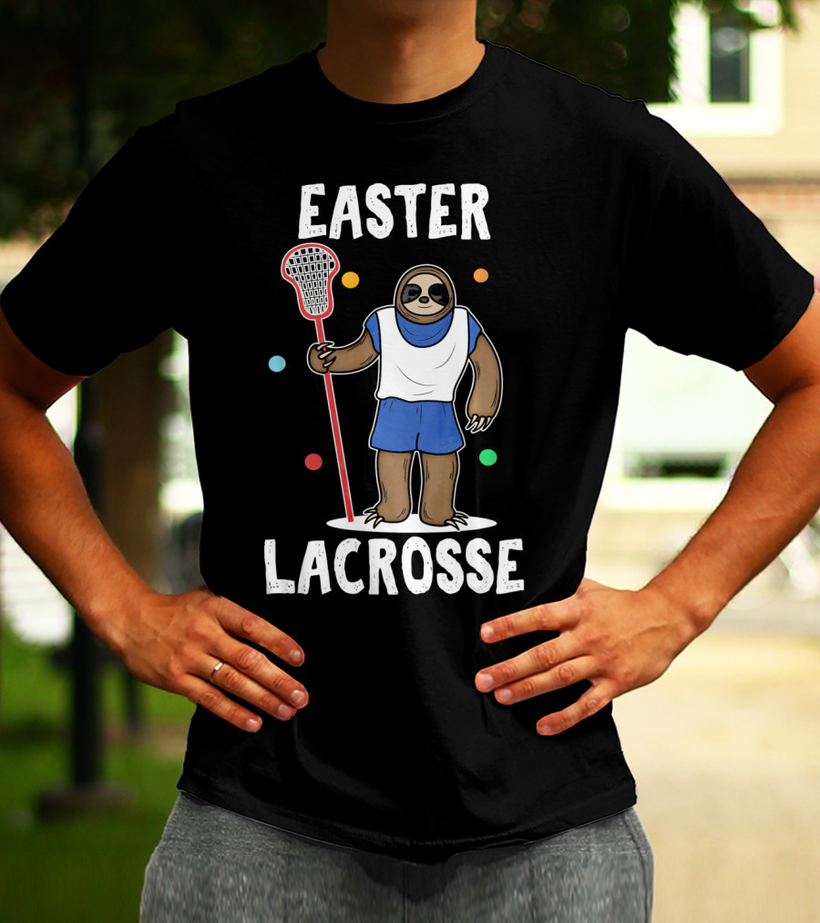 Easter Lacrosse Funny Easter Idea Happy Easte T-Shirt