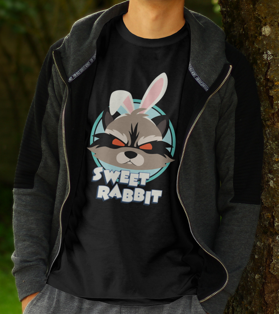 Marvel Rocket Raccoon Sweet Rabbit Easter T-Shirt