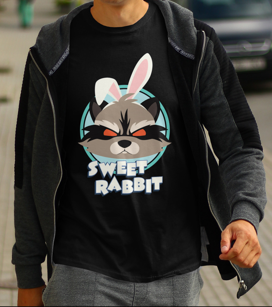 Marvel Rocket Raccoon Sweet Rabbit Easter T-Shirt