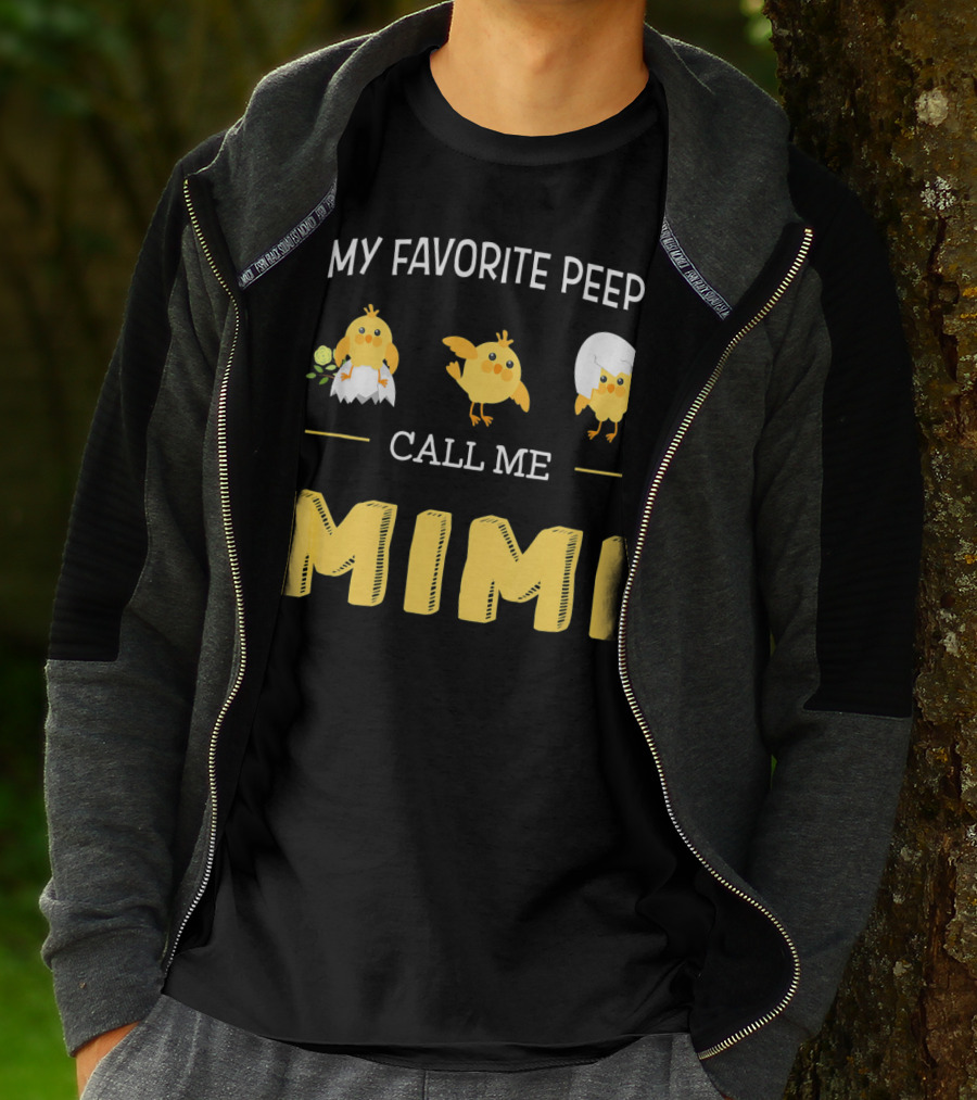 My Favorite Peeps Call Me Mimi Easter Chicks T-Shirt