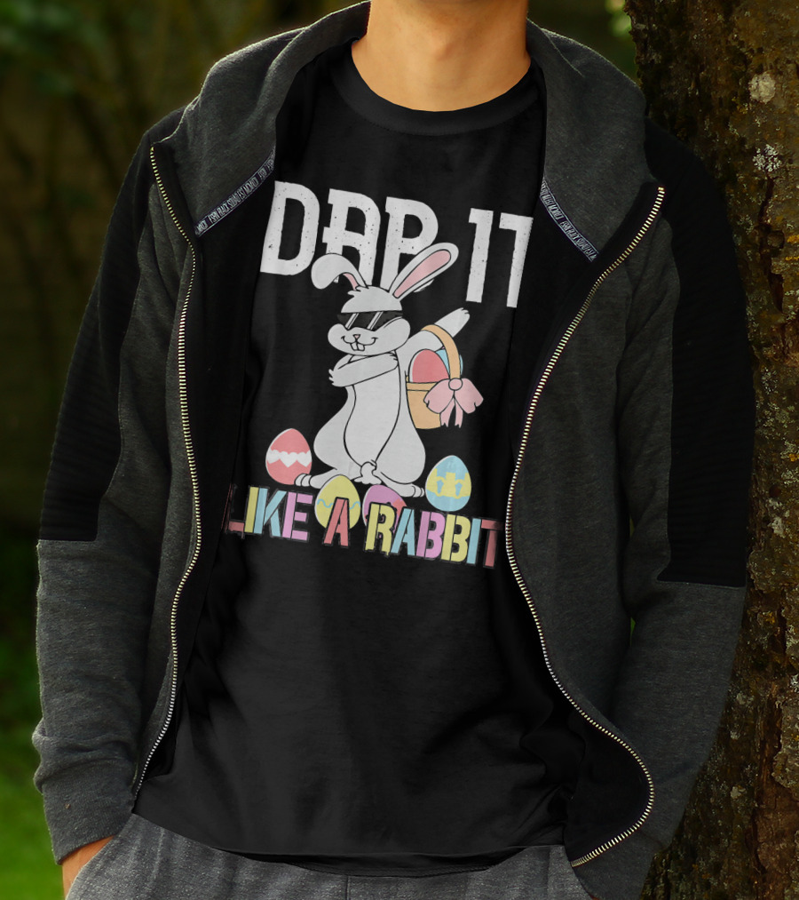 Dab It Like A Rabbit Easter Bunny T-Shirt