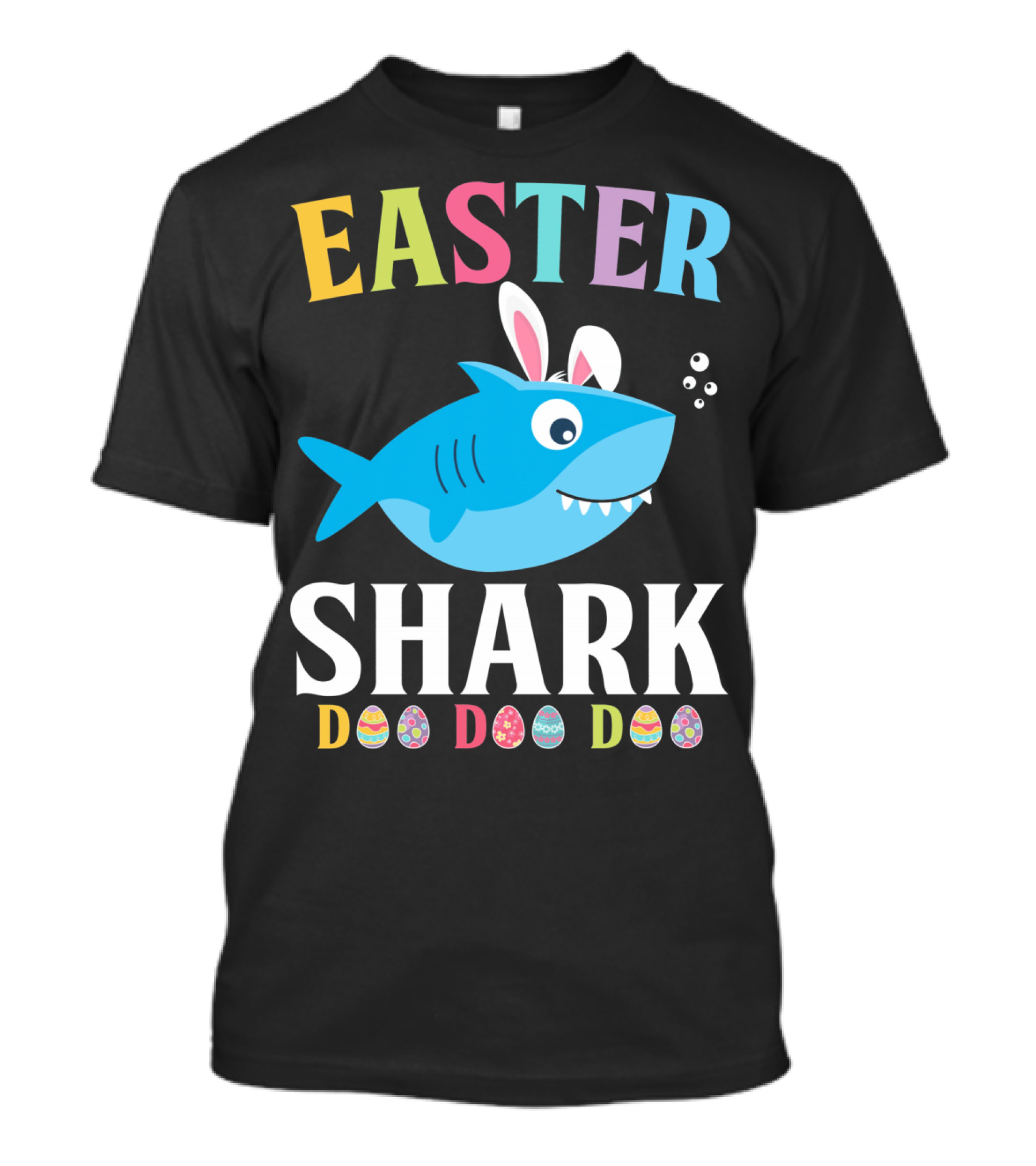 Easter Shark Bunny Do Do Do Kids Toddler T-Shirt