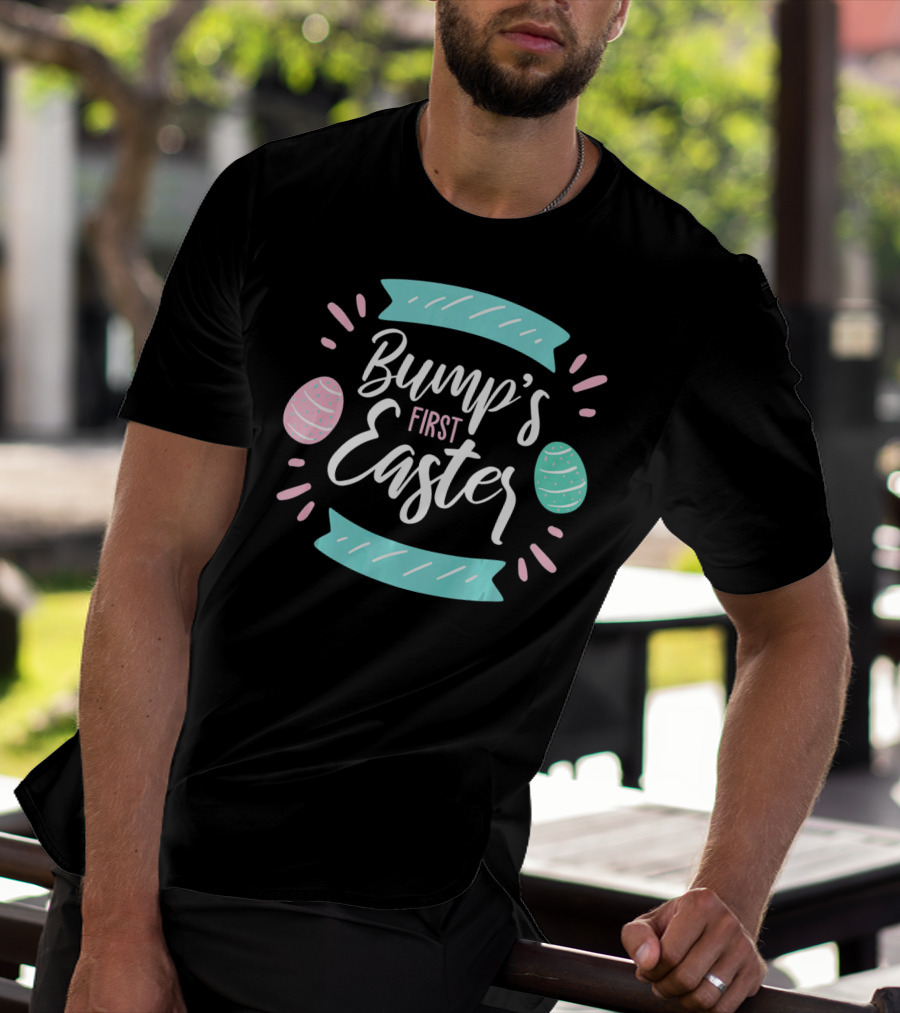 Bump's First Easter New Baby Mother Pastel Egg T-Shirt