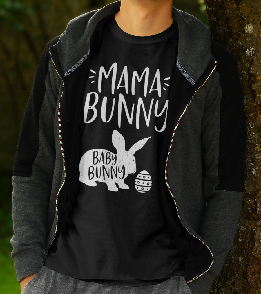 Mama Bunny Baby Bunny Cute Easter T-Shirt