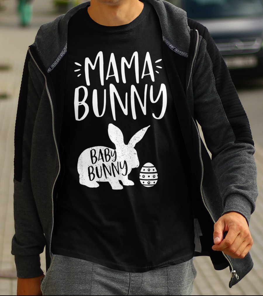 Mama Bunny Baby Bunny Cute Easter T-Shirt