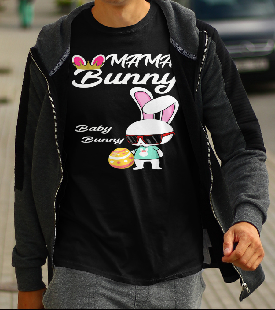 Mama Bunny Baby Bunny Easter Rabbit T-Shirt