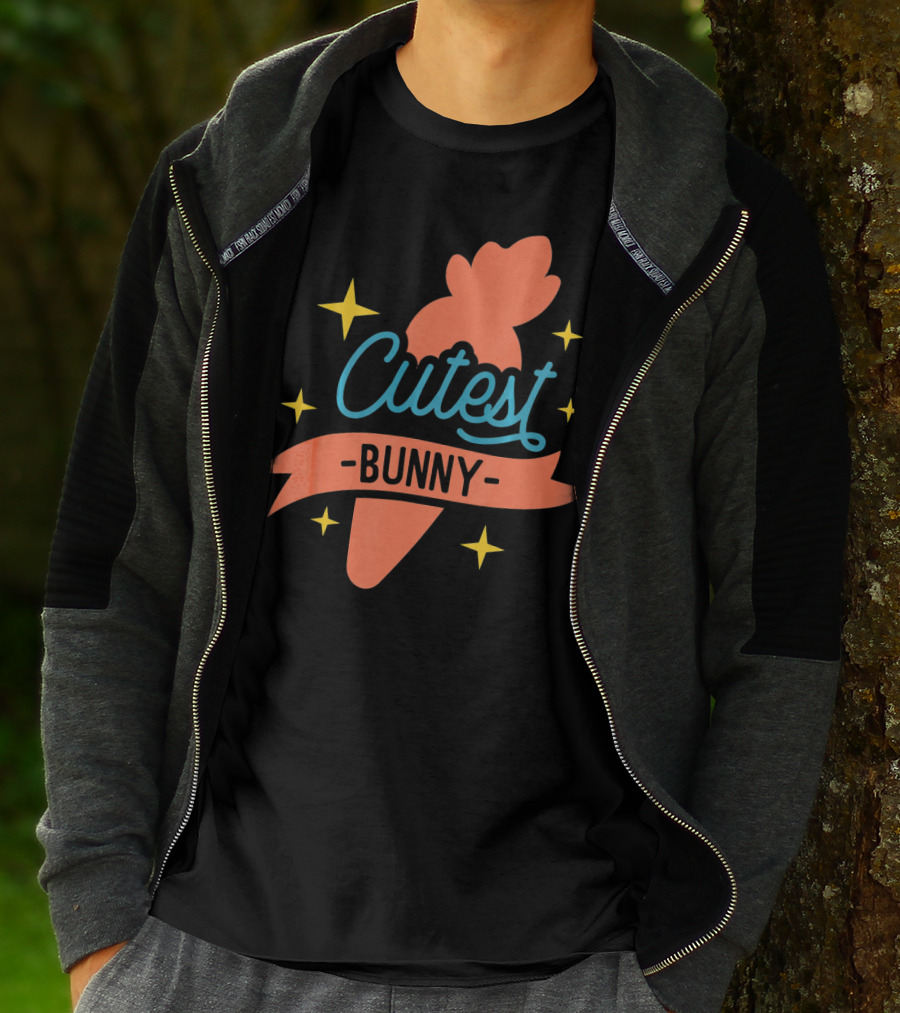 Cutest Bunny Carrot Starry Easter Egg T-Shirt