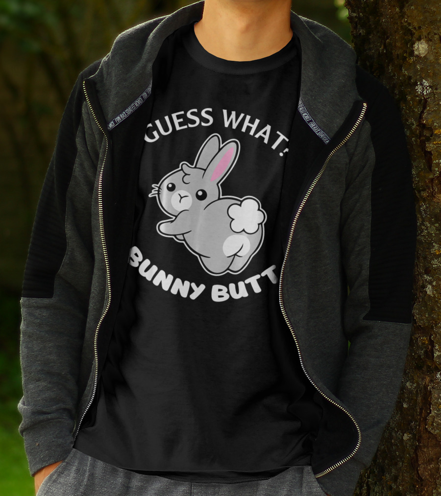 Guess What Bunny Butt Cute Bunny T-Shirt