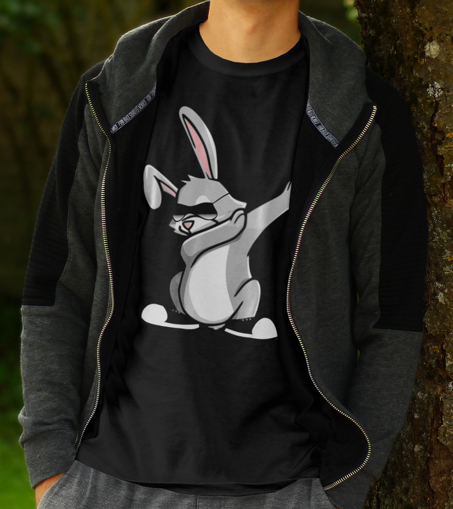 Easter Dab Bunny Women's Sunglasses Cute Rabbit Dancing T-Shirt