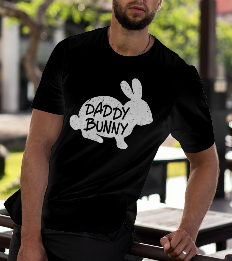 Family Matching Easter Daddy Bunny Matching T-Shirt