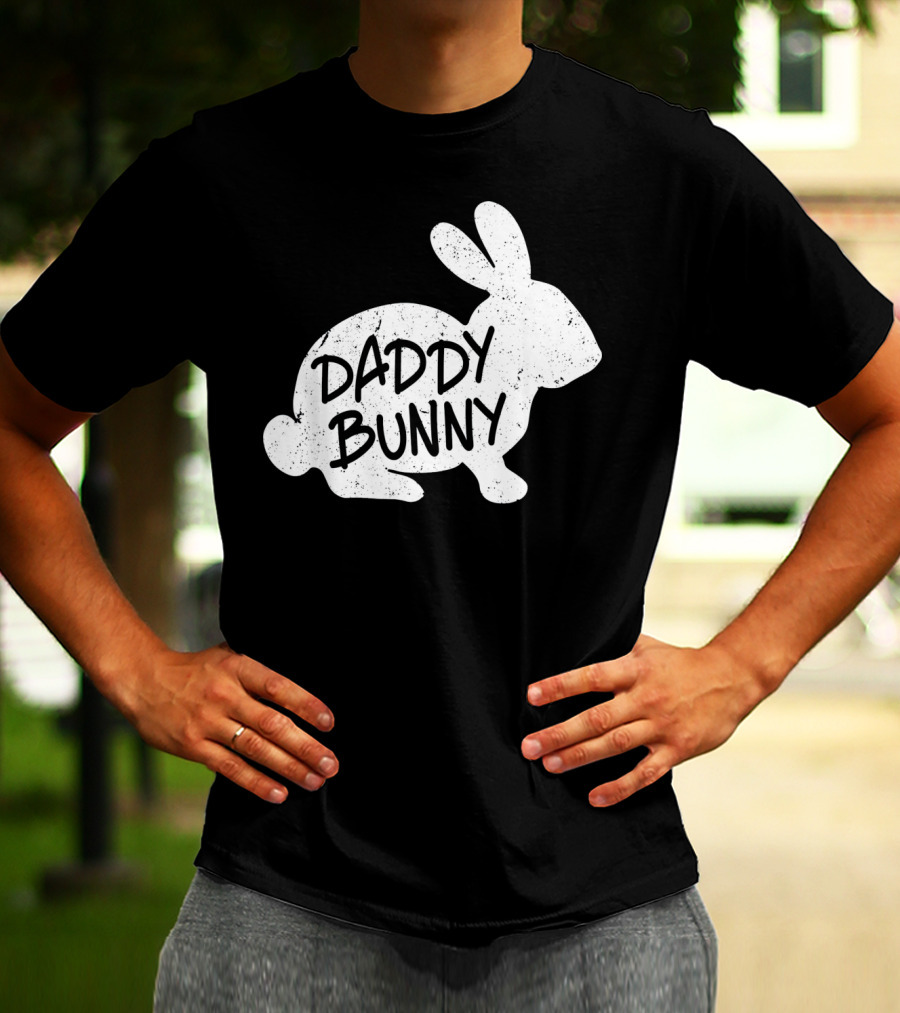 Family Matching Easter Daddy Bunny Matching T-Shirt