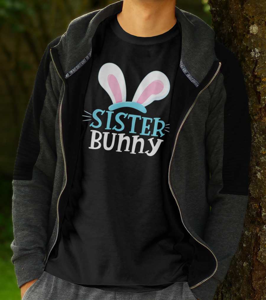 Sister Bunny Easter Bunny Ears T-Shirt