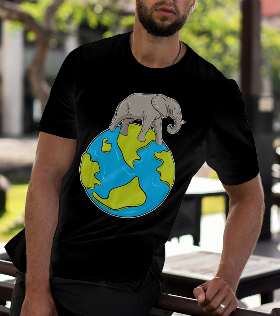 Celebrate Every Day Earth Elephant T-Shirt