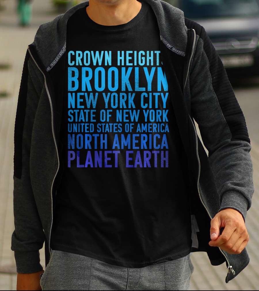 Crown Heights Brooklyn New York City State Of New York United States Of America North America Planet Earth T-Shirt