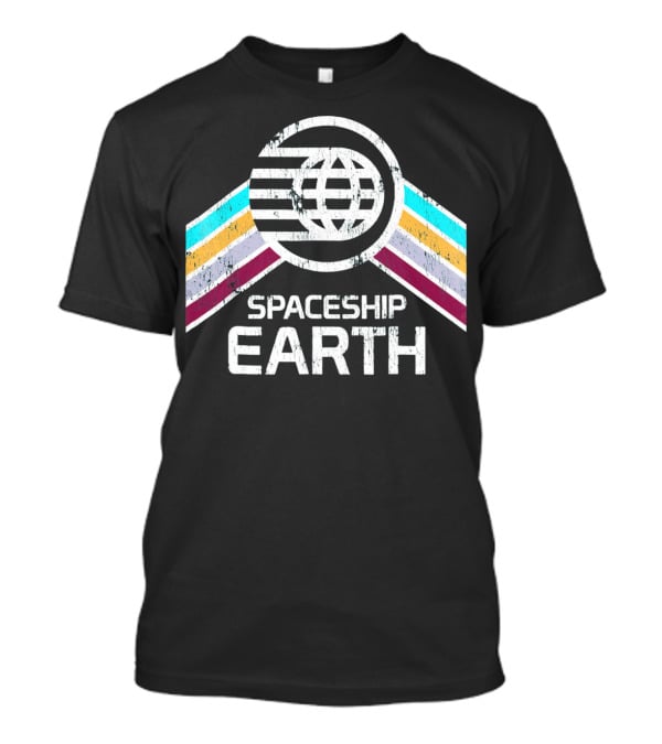 Spaceship Earth Retro T-Shirt