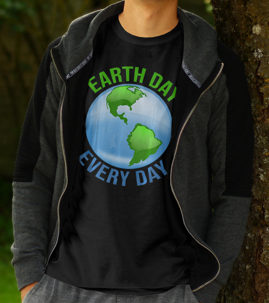 Earth Day Every Day Globe T-Shirt