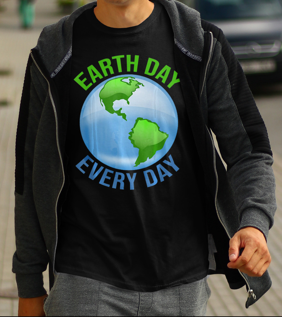 Earth Day Every Day Globe T-Shirt