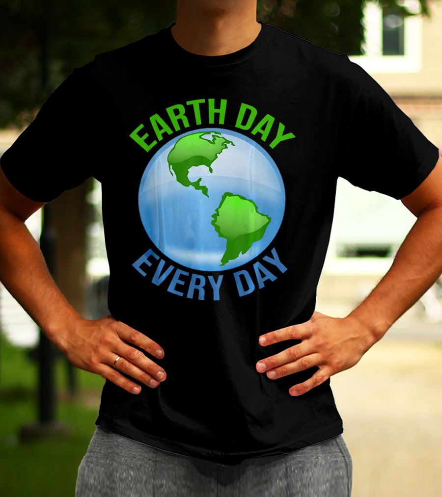 Earth Day Every Day Globe T-Shirt