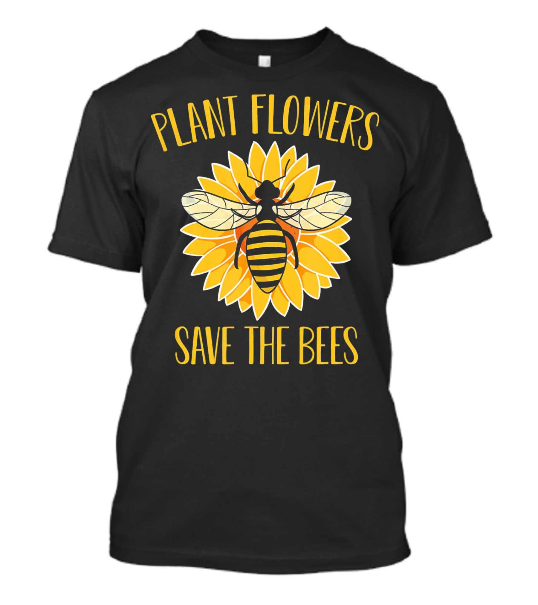 Plant Flowers Save The Bees Beekeeper Flower T-Shirt