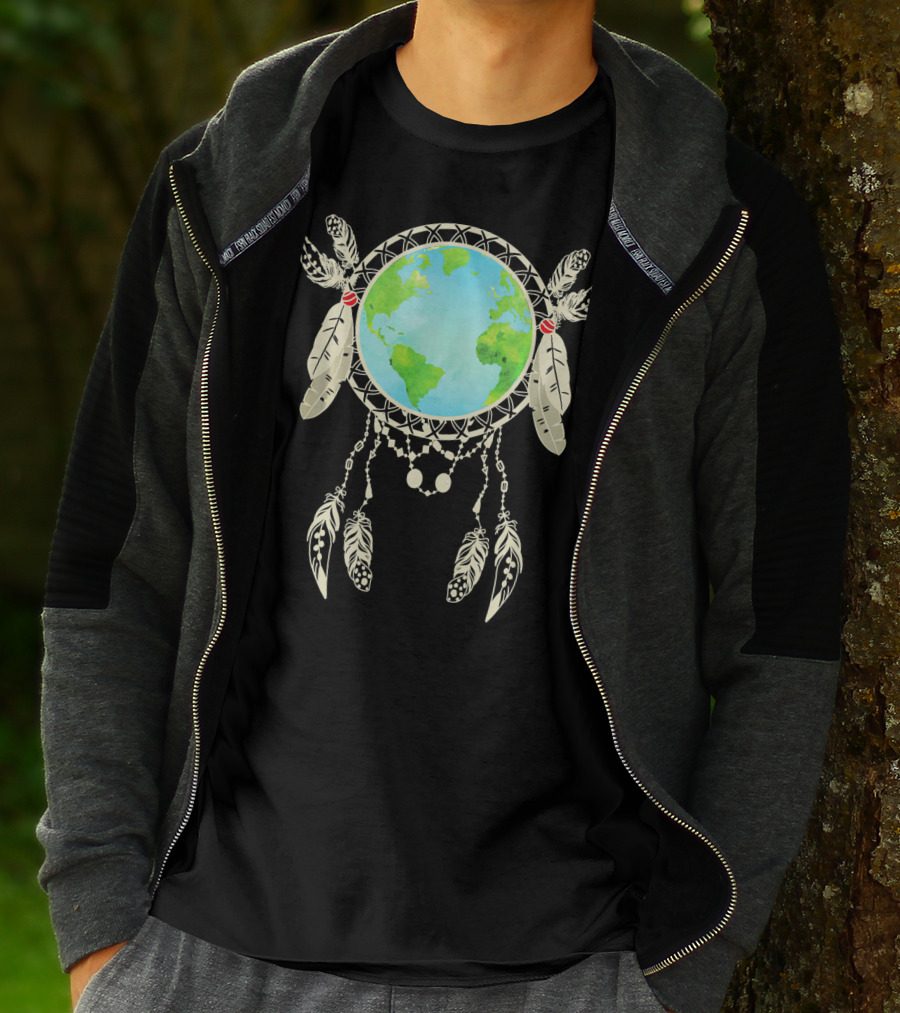Earth Dreamcatcher Global Celebration Earth Day T-Shirt