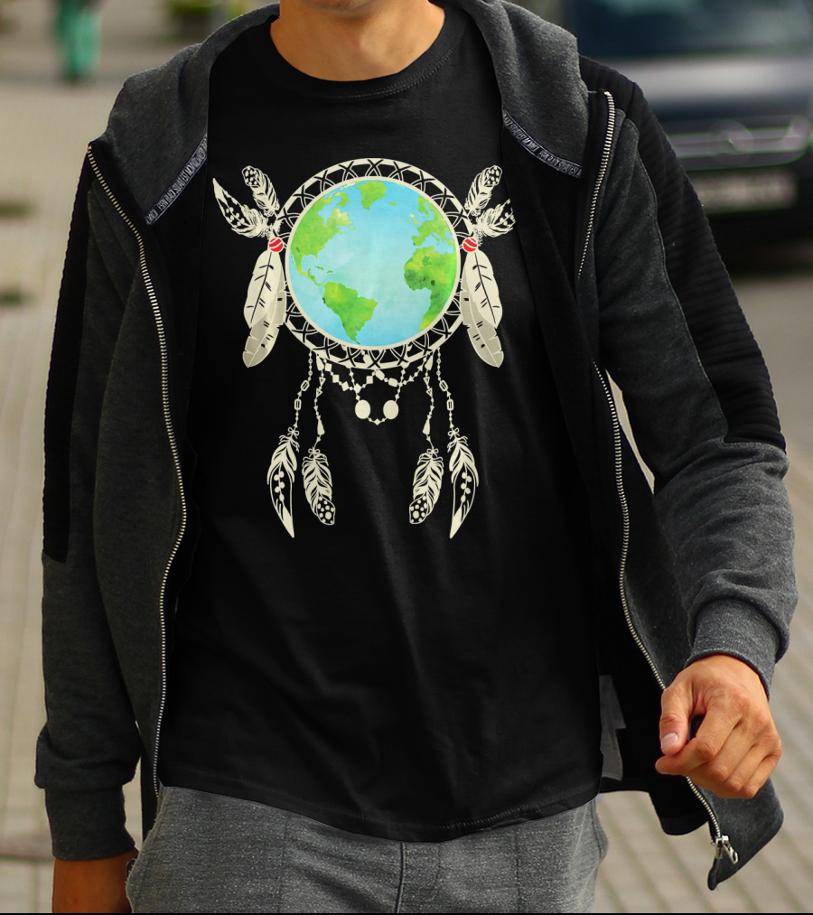 Earth Dreamcatcher Global Celebration Earth Day T-Shirt