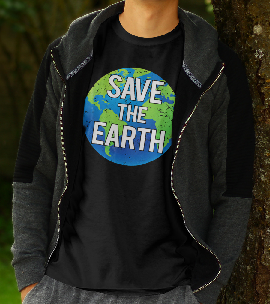 Save The Earth Planet Climate Science T-Shirt